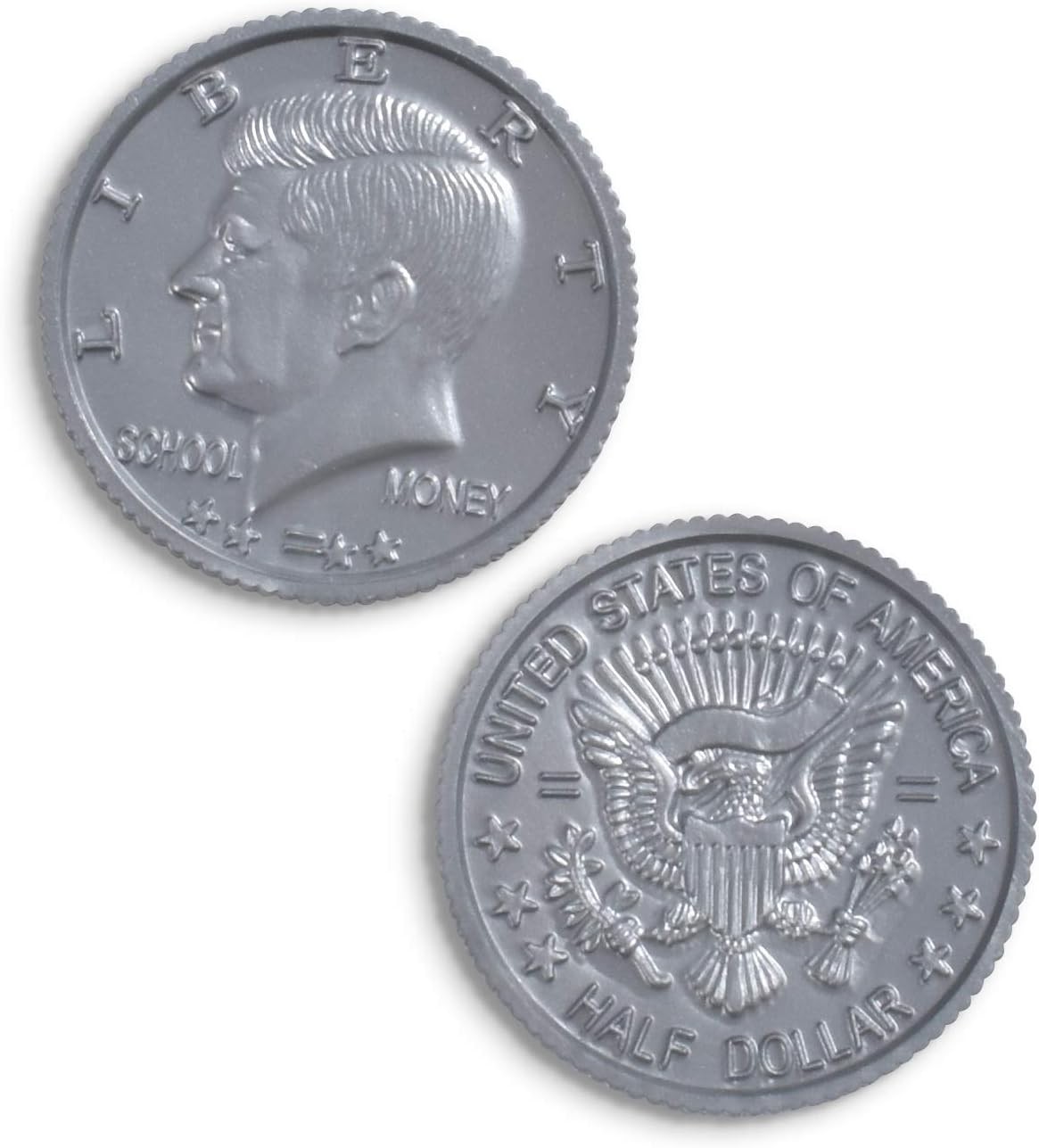 LEARNING ADVANTAGE Play Coin Set – 30 Pennies, 20 Nickels, 20 Dimes, 20 Quarters