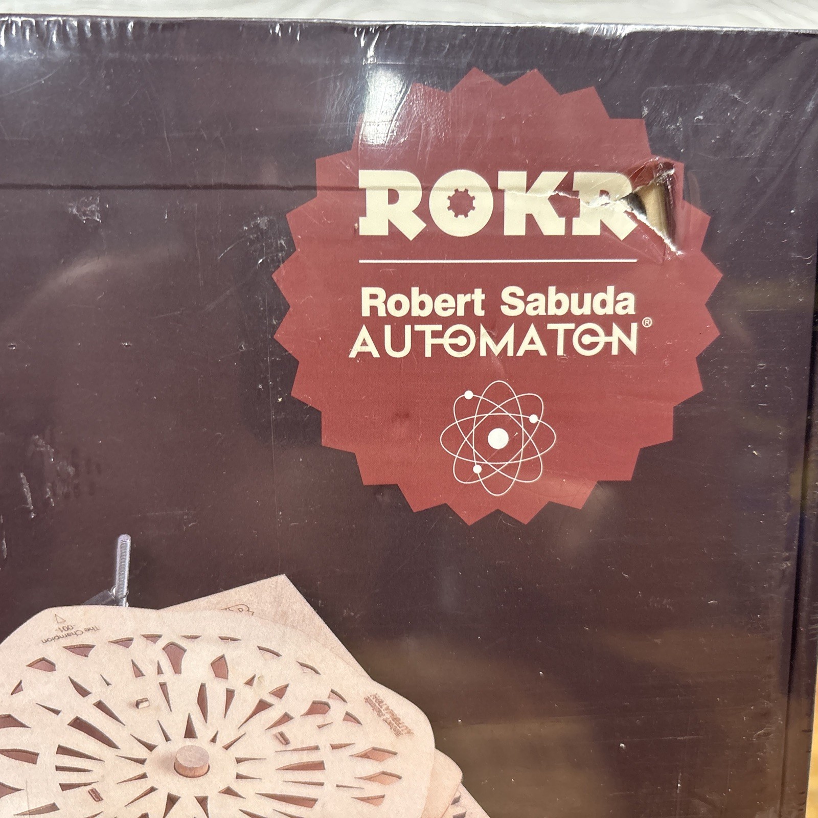 ROKR Da Vinci’s Drawmaton (The Gambler) Wooden Drawing Robot Automaton NEW