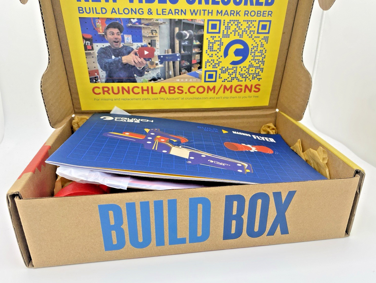 Crunch Labs Magnus Flyer STEM Kit Mark Rober Building Box