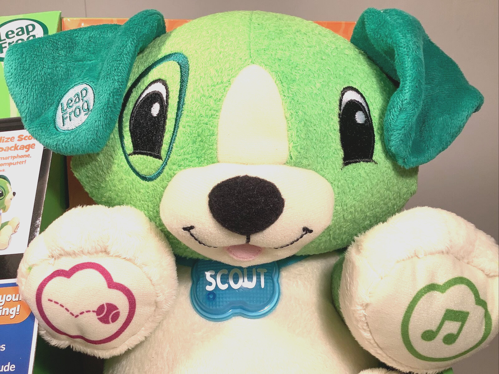 LeapFrog My Pal Scout Puppy – Green 3-36 Months, Activities & Songs NOS 2014!!🐶