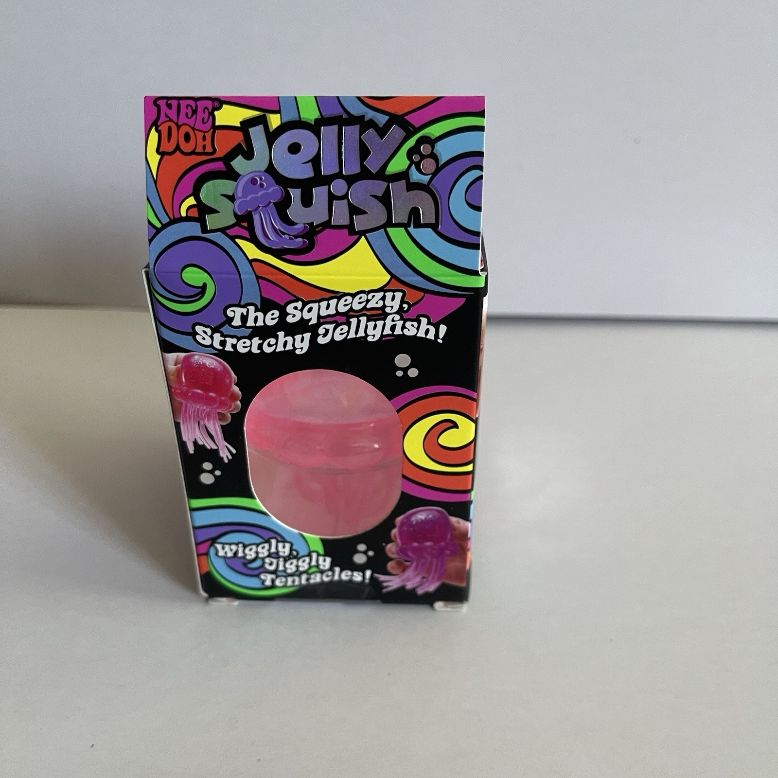 Nee Doh Jellyfish Jelly Squish Stress Toy Fidget Squeeze NeeDoh Pink Trending