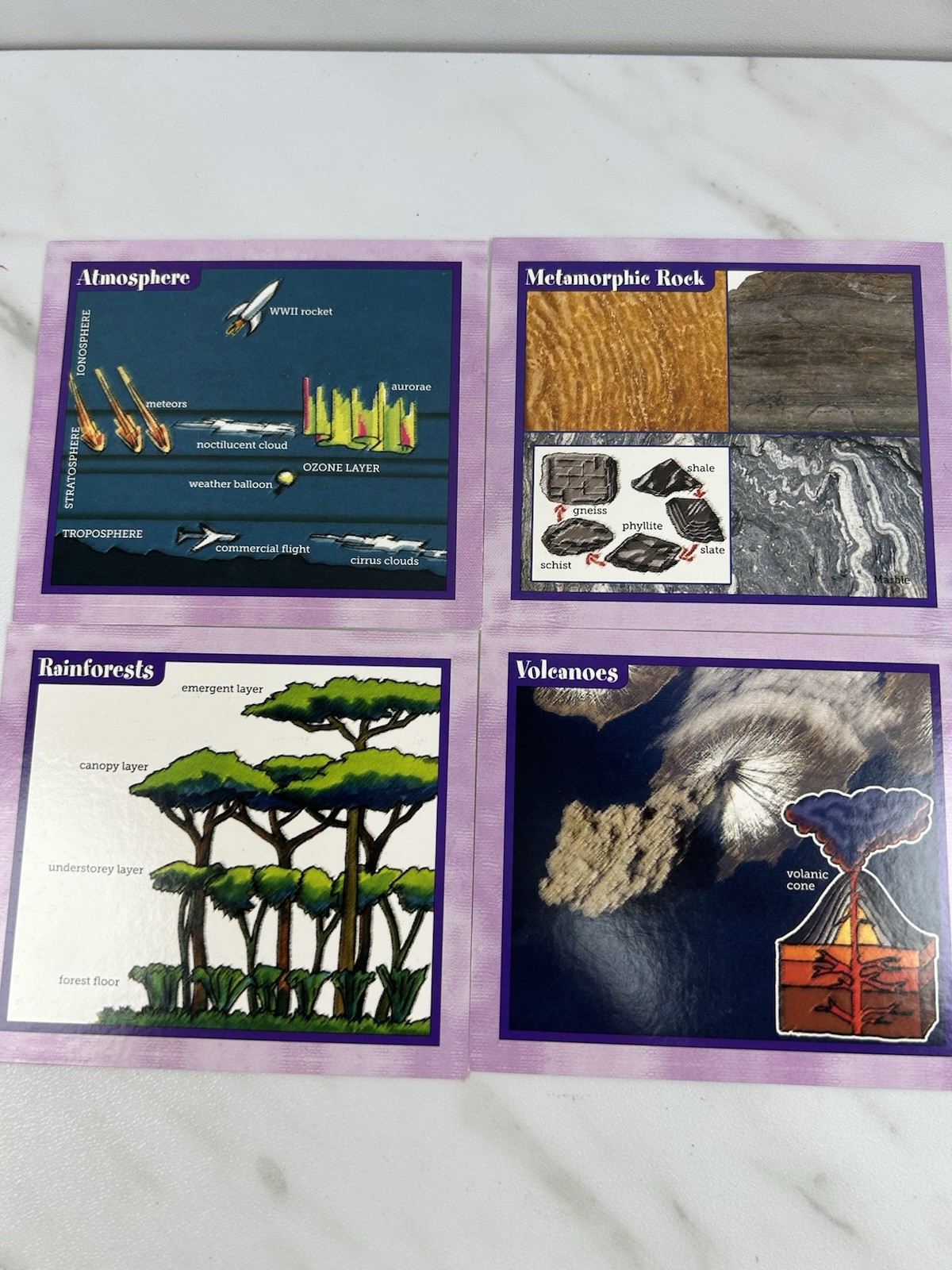 Professor Noggins Earth Science Card Game Ages 7 and Up Educational Learning Fun