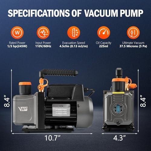 Resin Degassing Kit VOGTEN 5 Gal Vacuum Chamber Pump