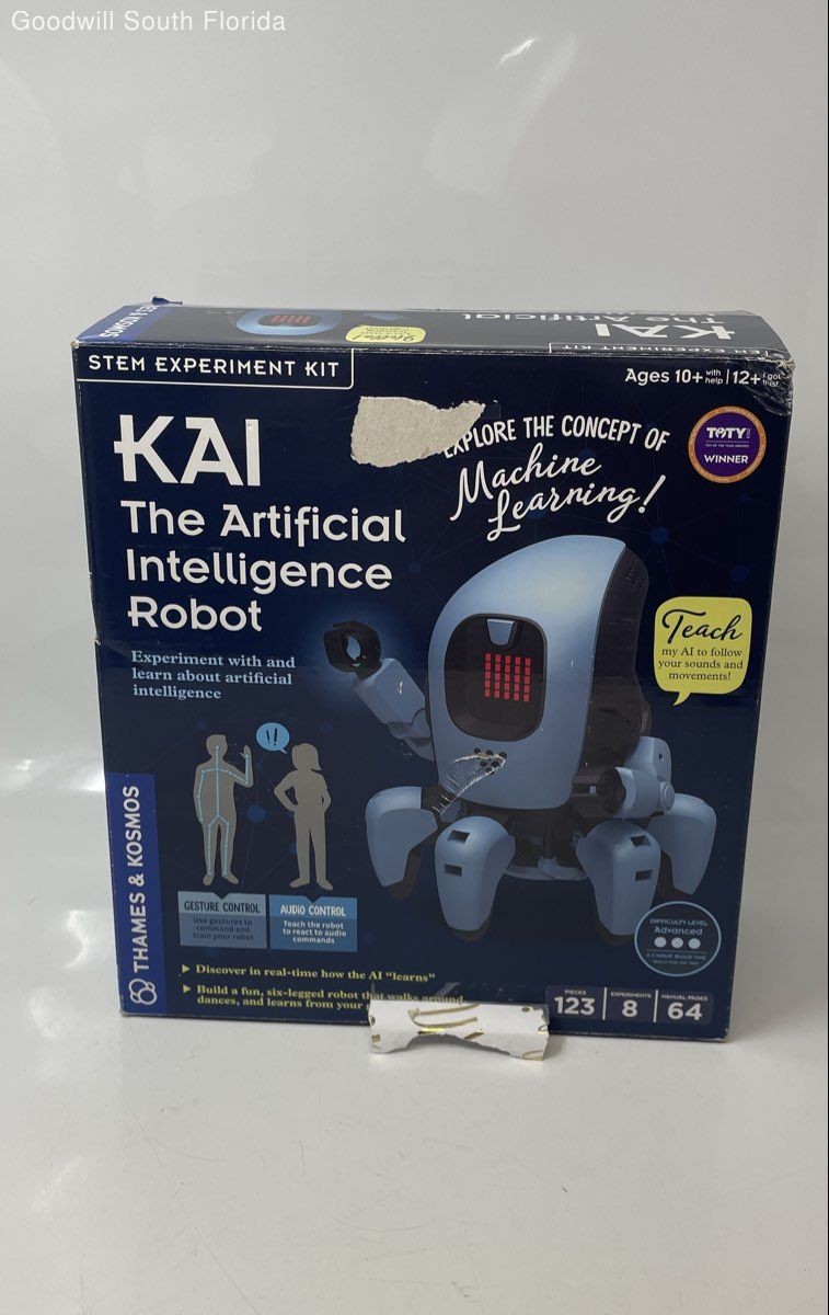 Thames & Kosmos Blue KAI The Artificial Intelligence Robot Stem Experiment Kit