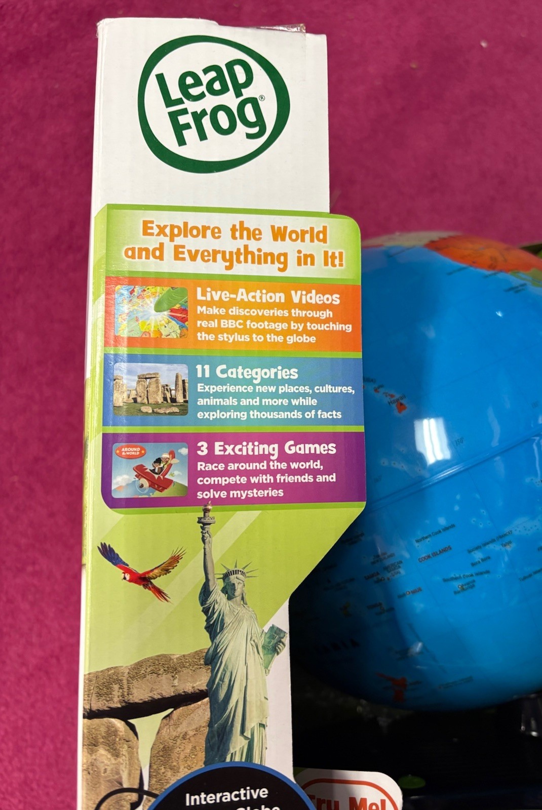 LeapFrog Magic Adventures Globe Interactive Learning System with Stylus