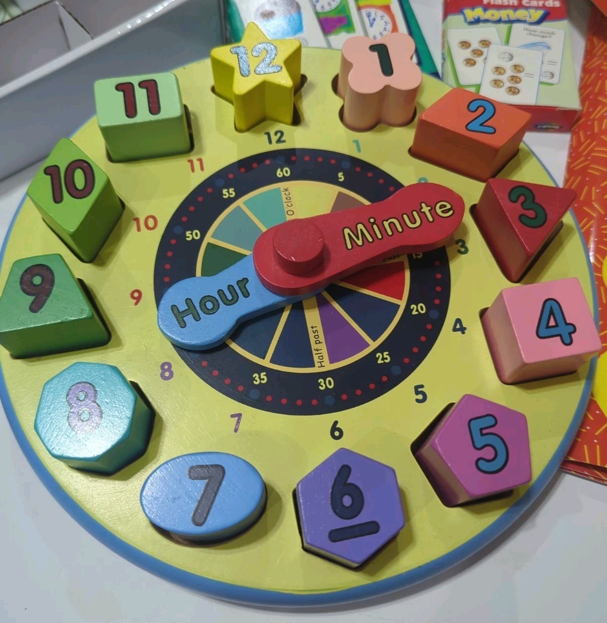 Lot of 15 Manipulatives – Money And Time -Home School/Math Class – Life Skills