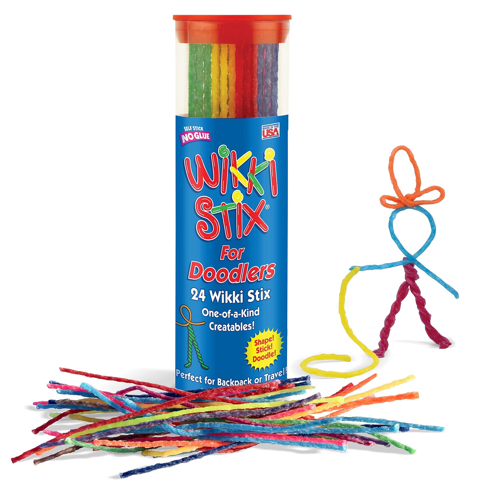 Wikki Stix Doodler Travel Toy for Kids – 24 24 Count (Pack of 1), Multi