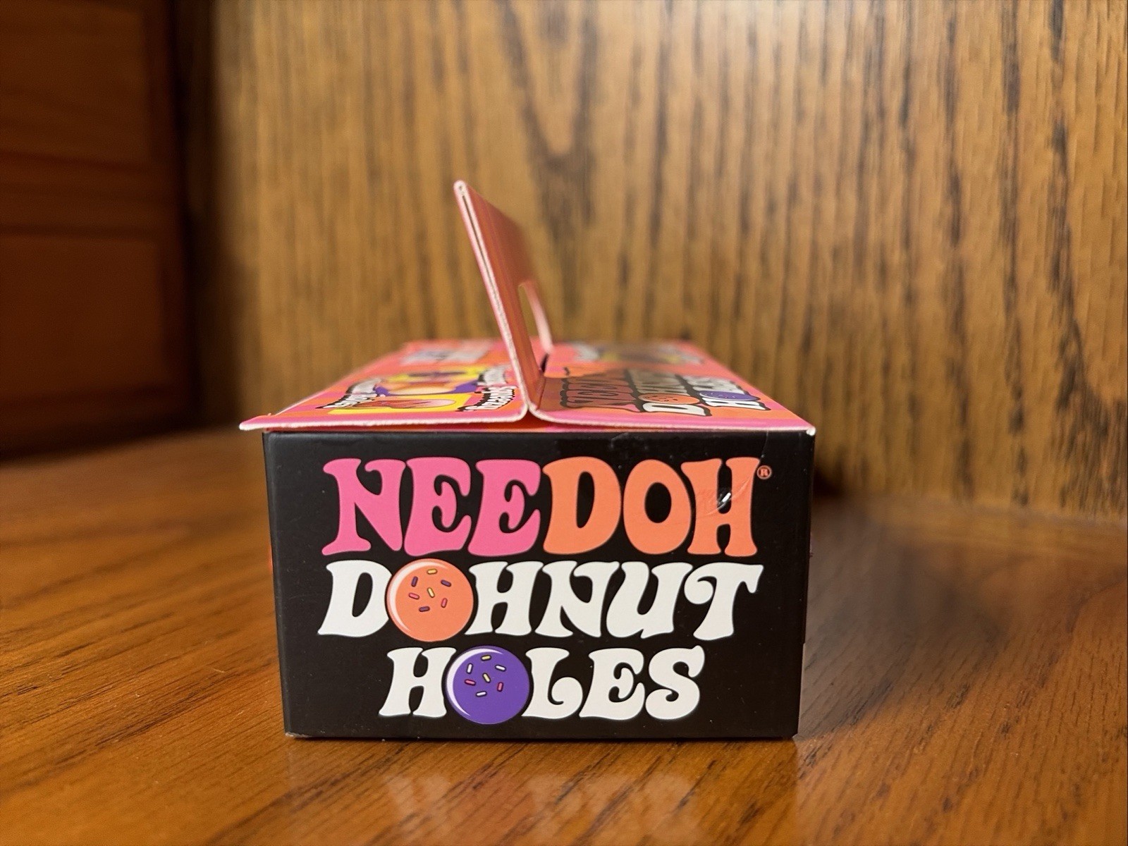 NeeDoh 6 Pack Donut Holes Squishy Squeezy Multi Color NEW In Box