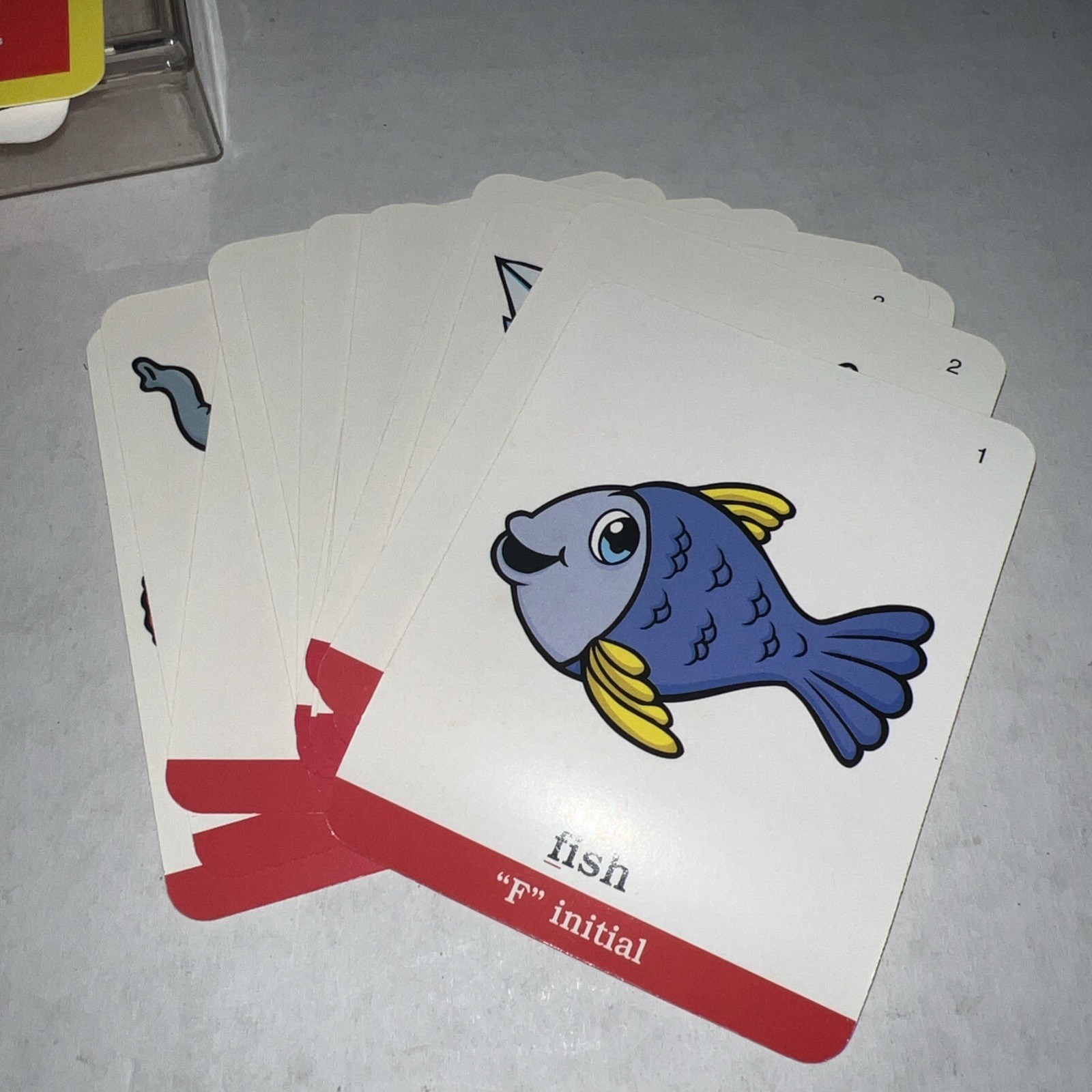 1998 Webber Articulation Cards Deck 13- “F” Sound Incomplete 52 Cards w/Case