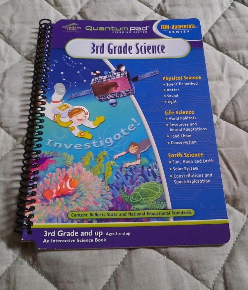 Quantum Leap Quantum Pad 3rd Grade Science Ages 8 And Up Fun-damentals Series