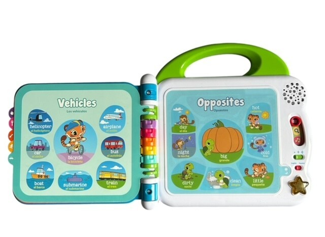Leap Frog Learning Friends 100 Words Book English & Spanish Audio Book Working
