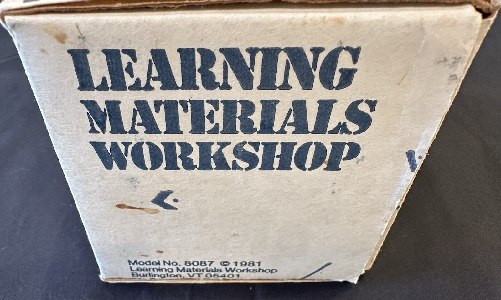 Vintage 1981 Toptical Science Color Mix Learning Material Workshop Montessori