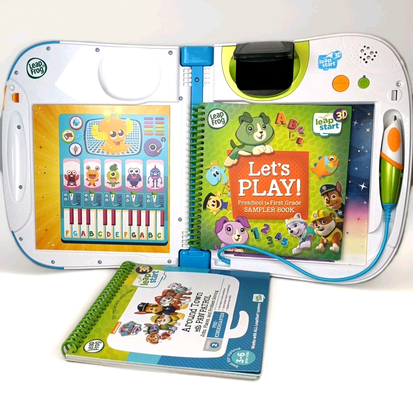 LeapFrog 3D Leap Start Interactive Learning System With 2 Books Tested Works