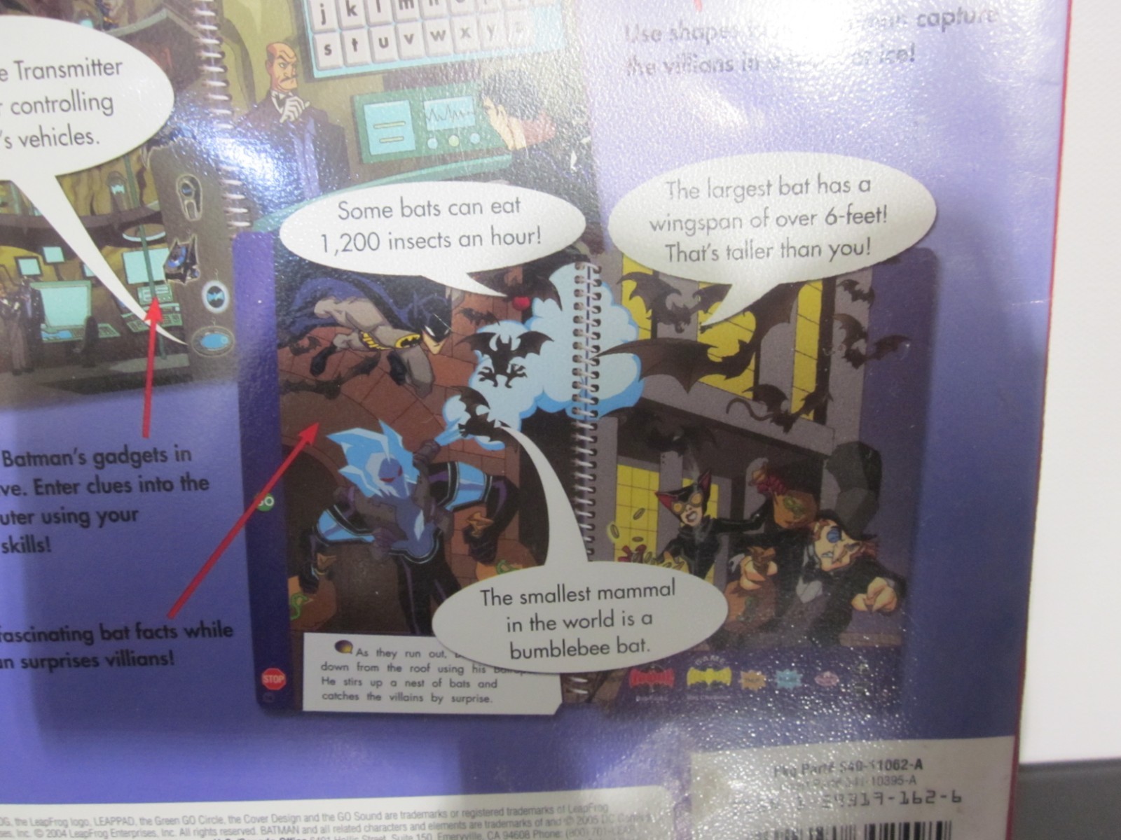 Leap Frog LeapPad The Batman 1st-2nd Grade Multi-Subject Book & Cartridge