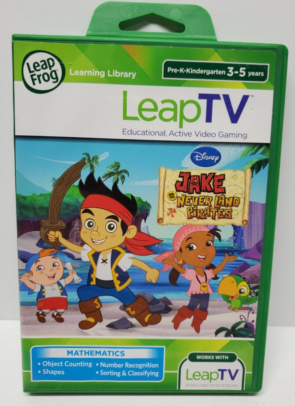 Leap Frog Learning Library Leap TV Jake And The Never Land Pirates Video Gaming