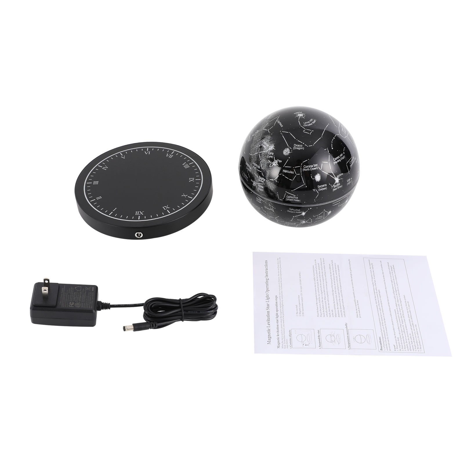 Magnetic Levitating Globe with LED Floating Globe Auto-Rotating Globe with Base