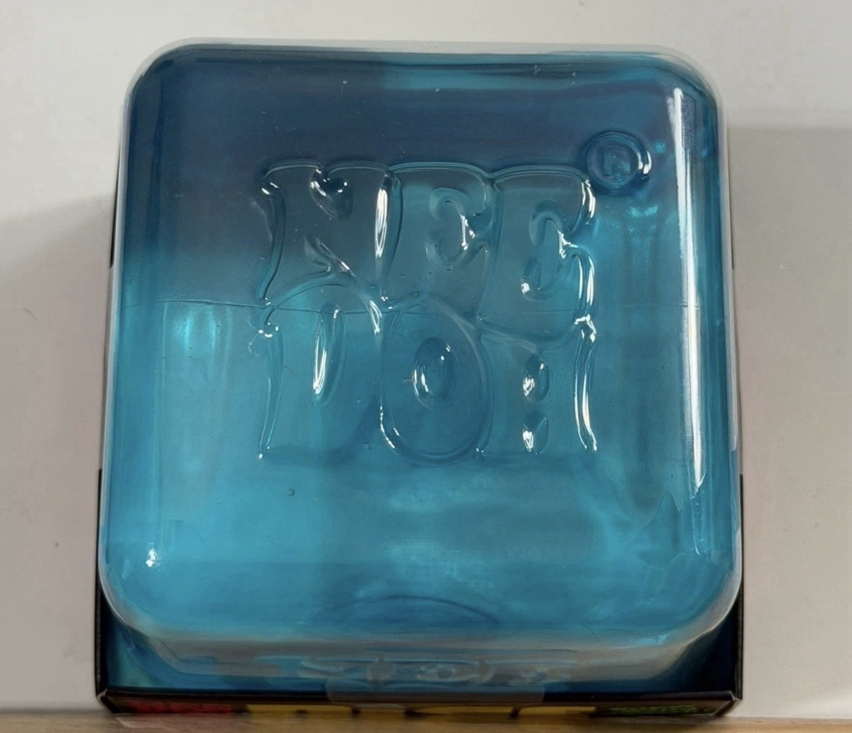 NeeDoh Nice Berg Blue XL Giant Nee Doh Niceberg Solid Tik Squish Cube Ice Block