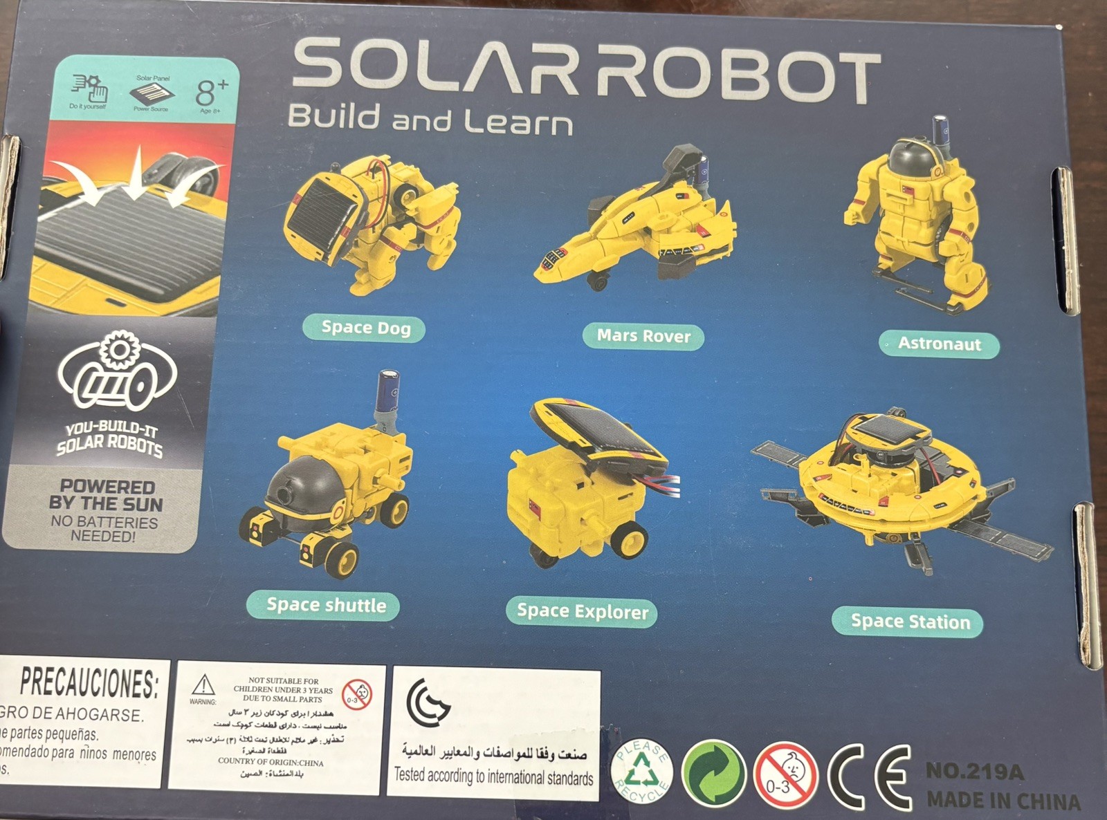 STEM Build & Learn Solar Robot Space kit
