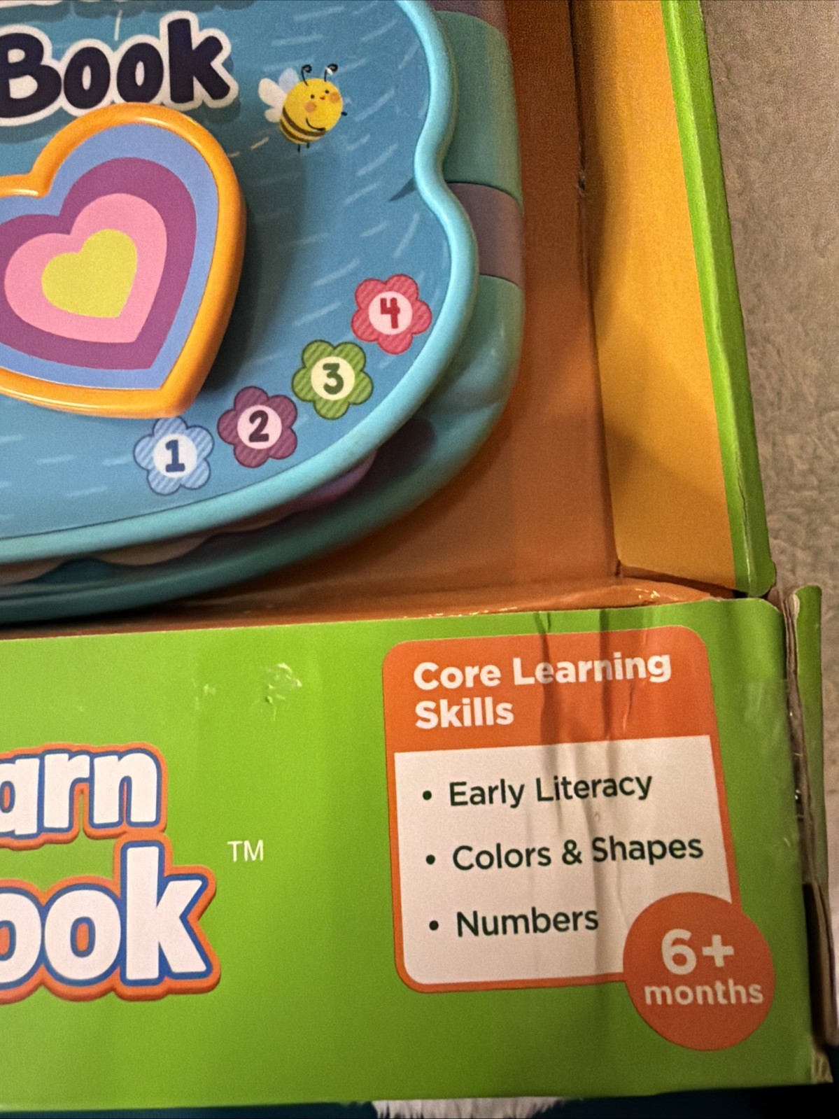 Leap Frog Hug & Learn Bears BOOK Electronic Activity Book NIB New 6 Months +