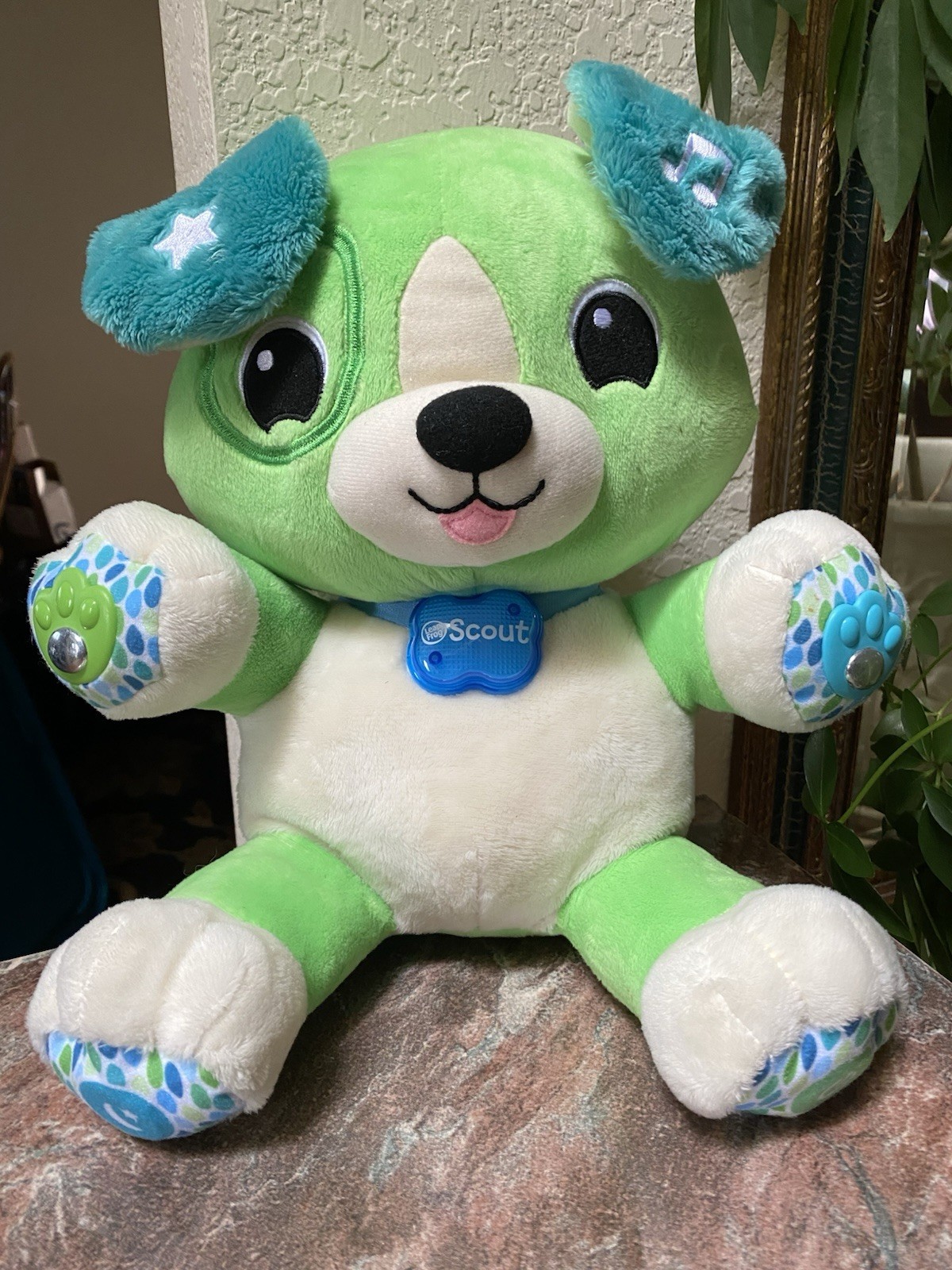 LeapFrog My Pal Scout Smarty Paws Lights Sings Talks Interactive Timed Lullaby