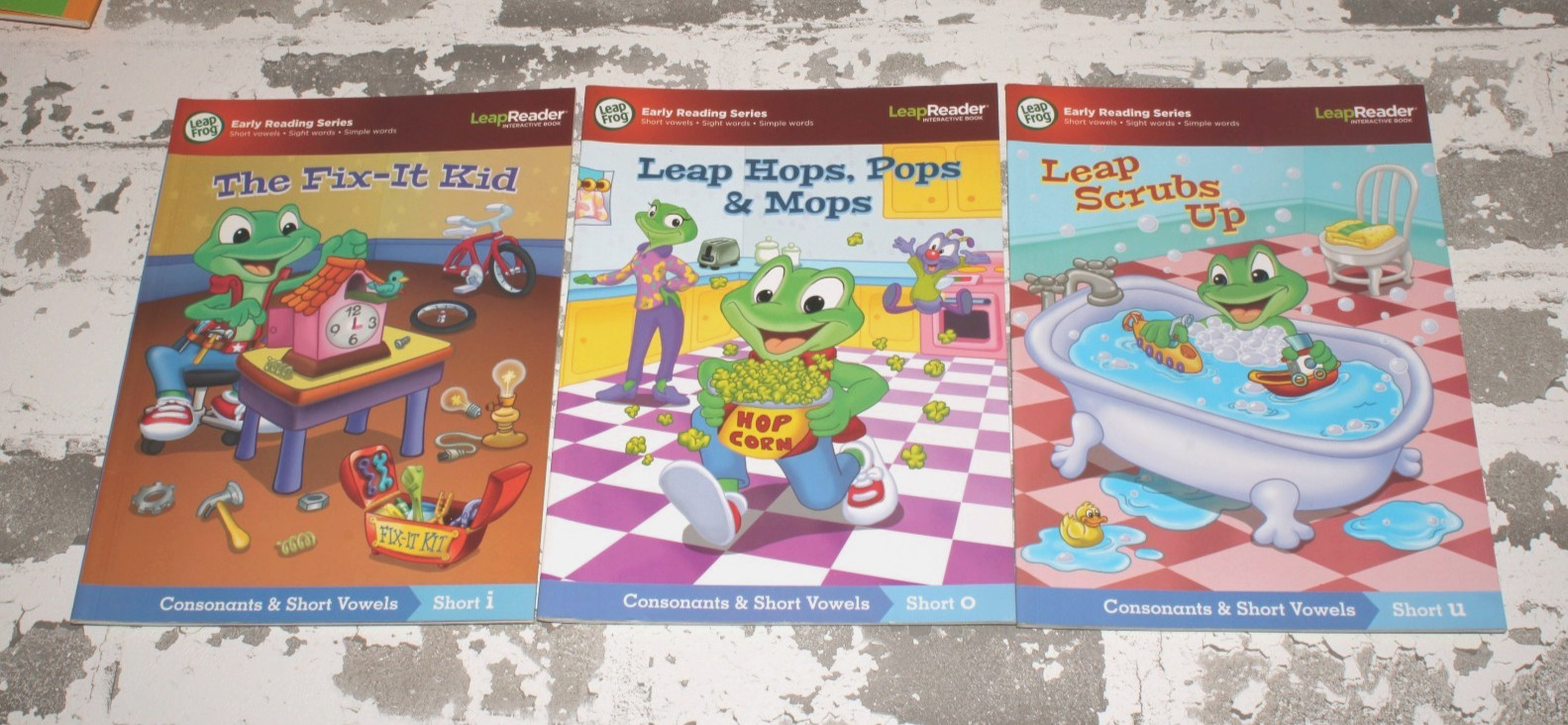 Leap Frog Leap Reader Interactive Books Paperback Early Reading Series Lot of 10
