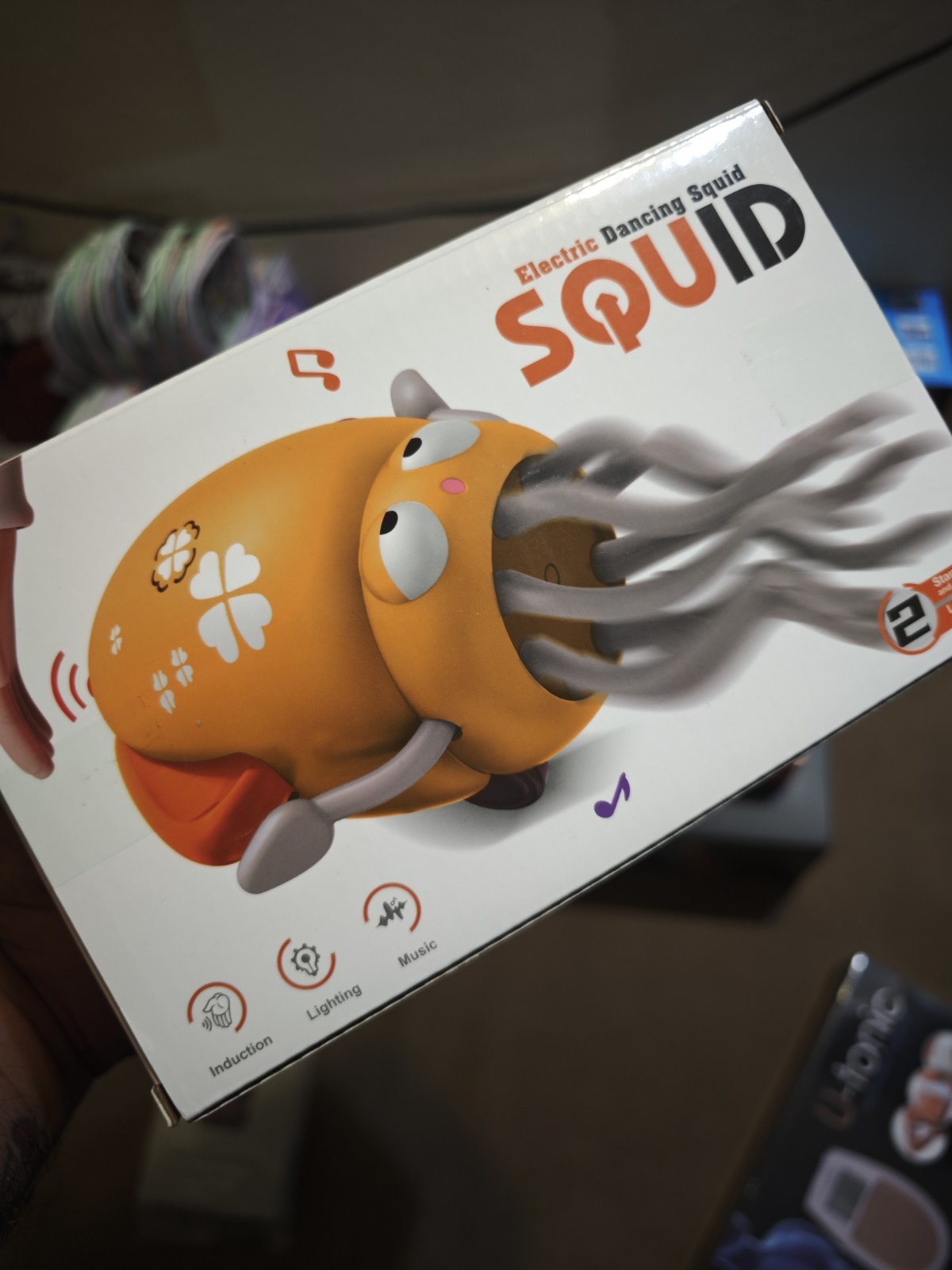 Squid Toys PINK Electric Dancing Squid, Automatic Obstacle Avoidance Sensor Toy