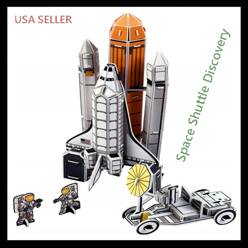 DIY 3D Puzzles Space Shuttle Discovery Toys Children/Adult Jigsaw Puzzle (F-S)