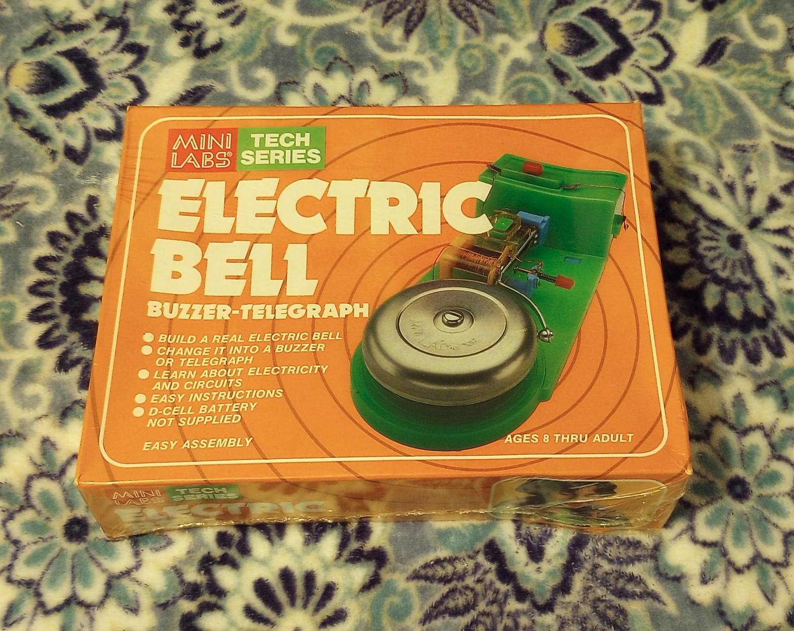 Vintage 1979 Mini Labs Tech “Electric Bell Buzzer- Telegraph” Educational New
