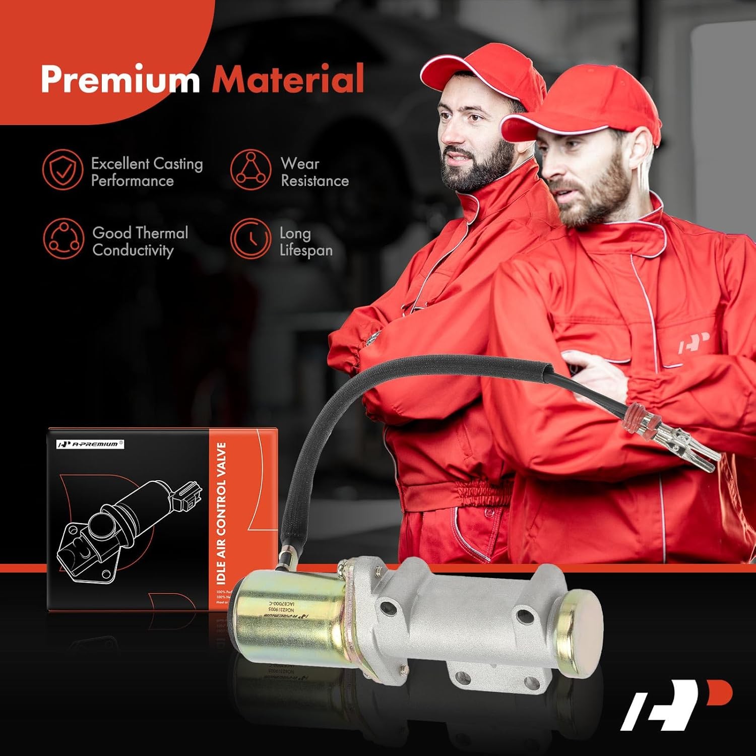 A-Premium Fuel Injection Idle Air Control Valve Compatible with Nissan D21 1990-