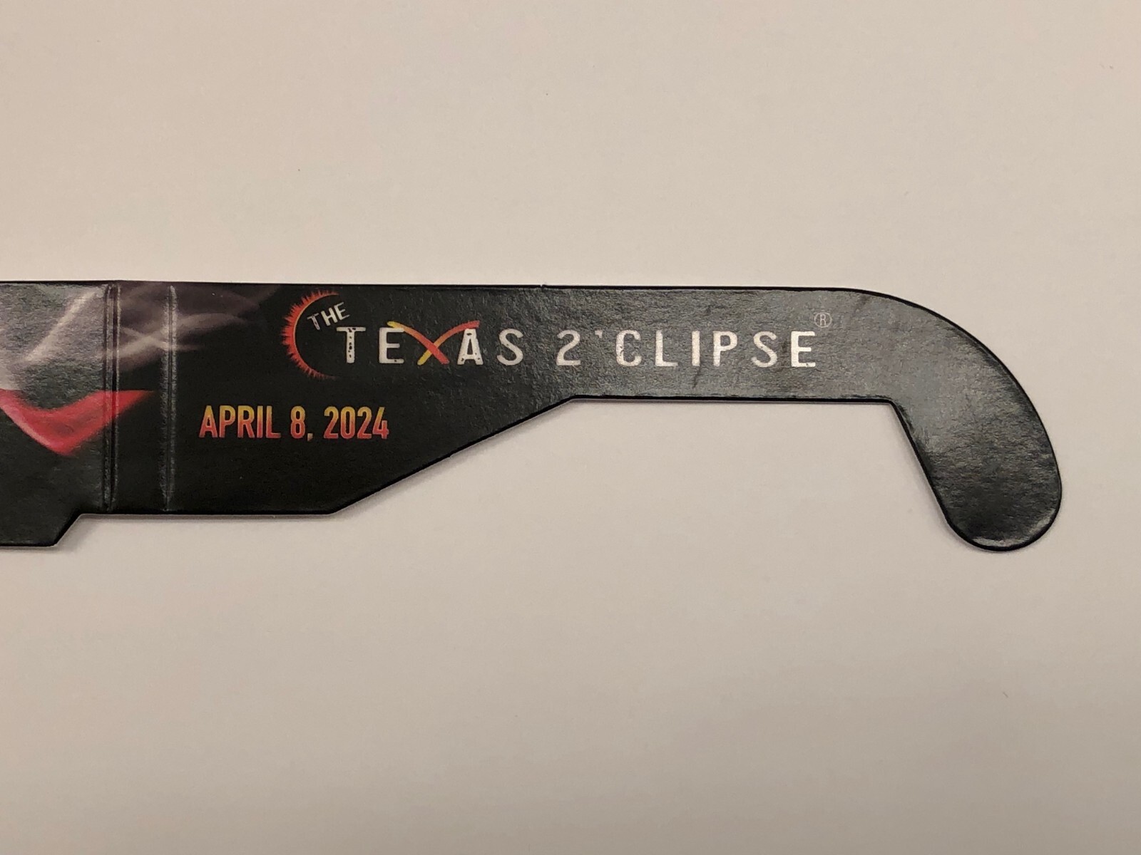 Solar Eclipse Glasses (Texas x2 Commemorative Logo) – ISO Certified Safe