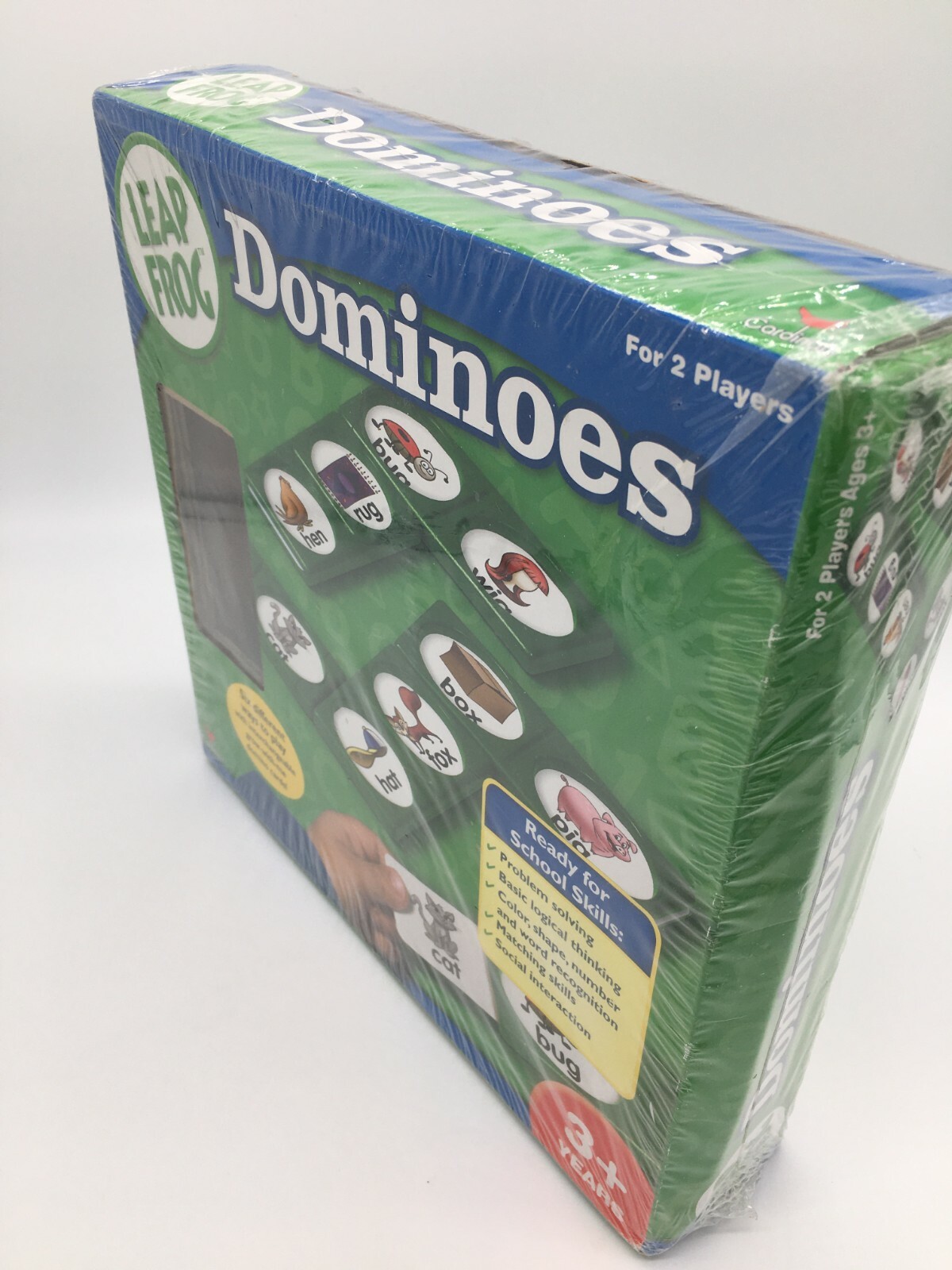 Vintage Leap Frog Dominoes Kids Educational Game Cardinal 2005 Ages 3 plus NEW