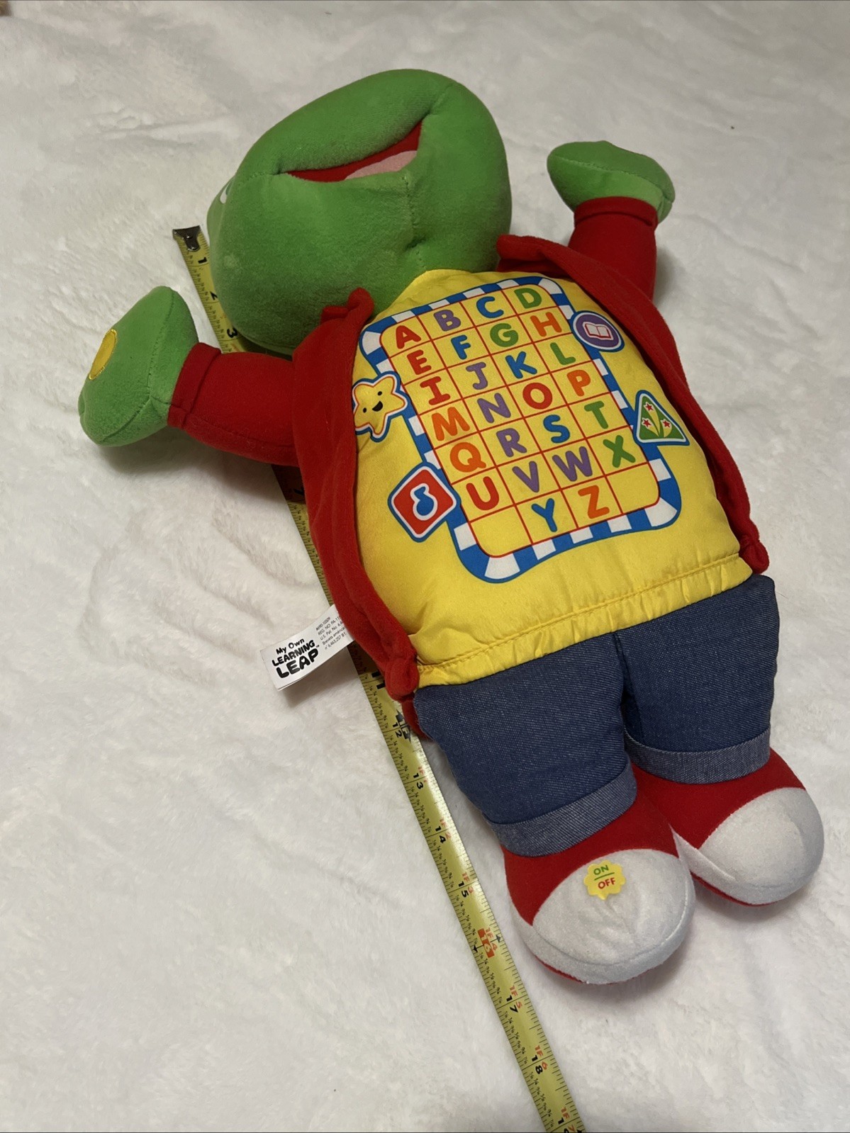 LeapFrog “ My Own Learning Leap” Read Sing Interactive Plush Toy 18”