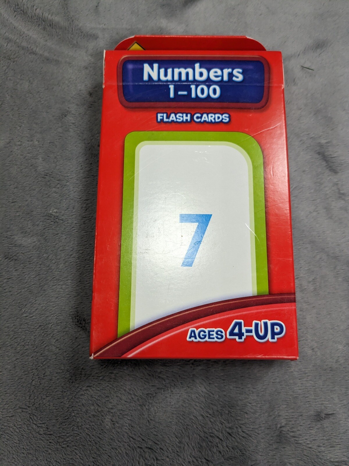 School Zone Numbers Flash Cards Ages 4 Up Early Learning Counting Numbers