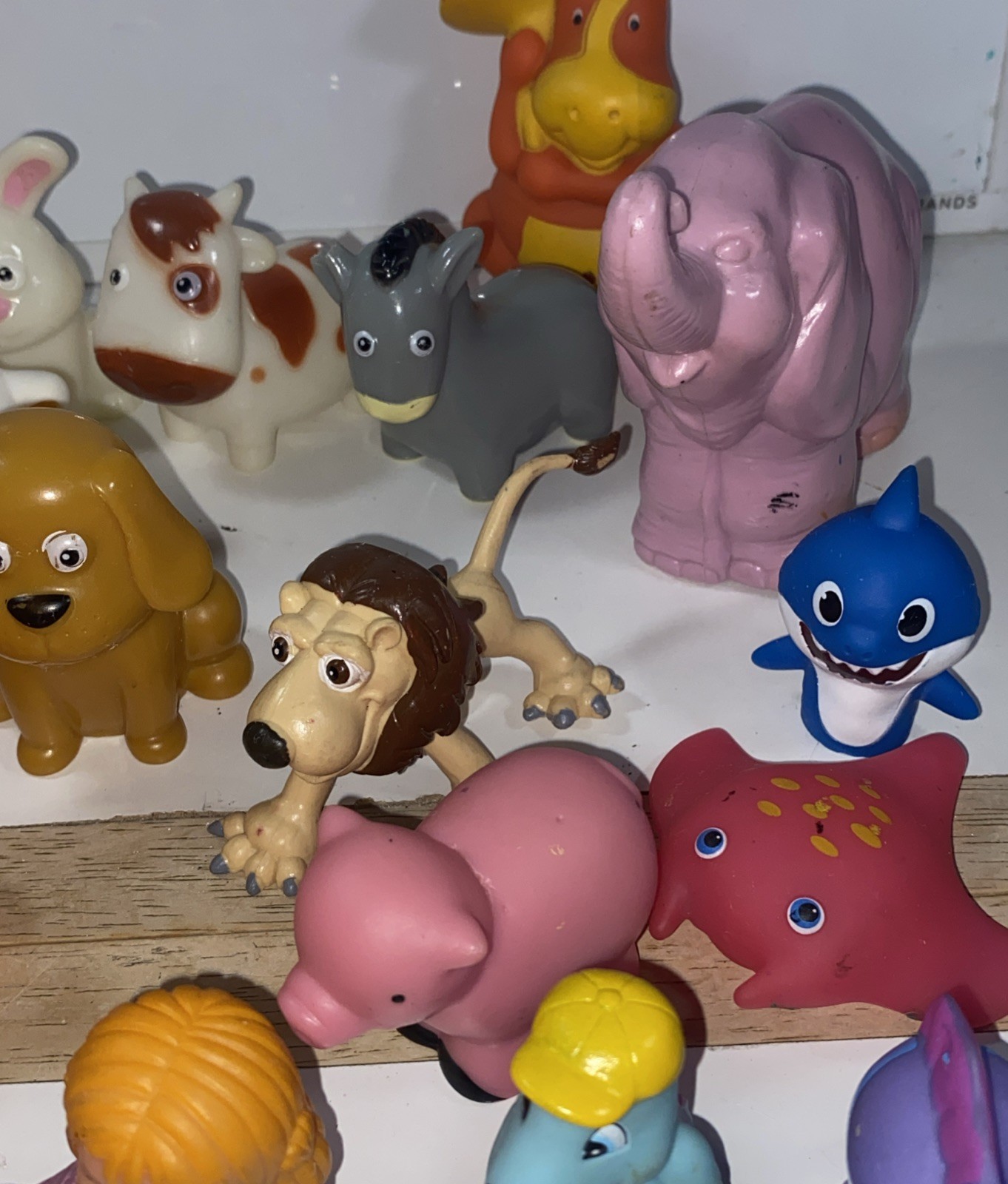 Mixed Animal & Dinosaur Figure Lot – Vintage Plastic & Rubber Toys Cartoon Look