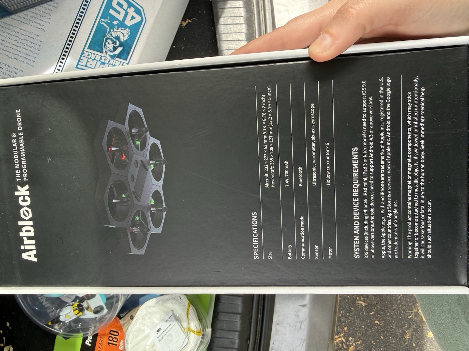 Makeblock Airblock Modular Programmable Drone Hovercraft