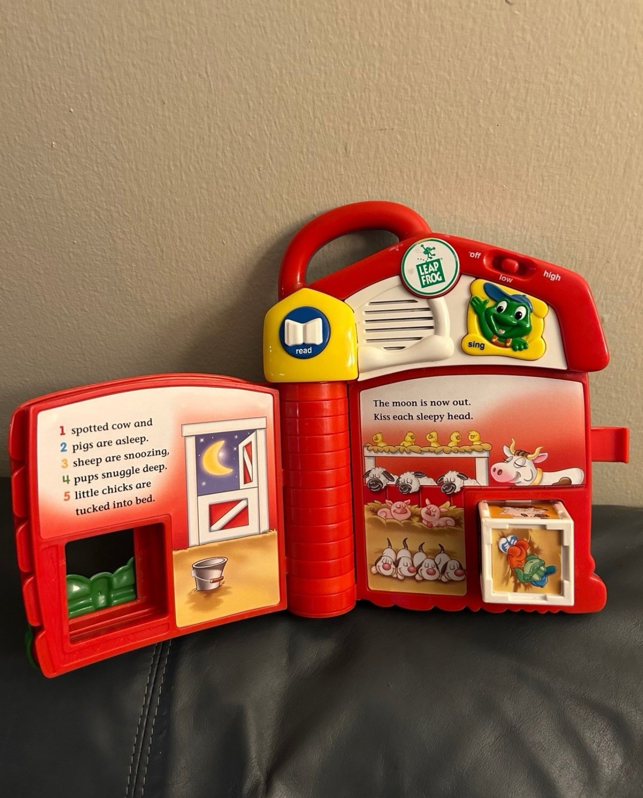 Leap Frog ~ TAD’S COUNTING FARM Interactive Electronic Talking Book ~ Complete