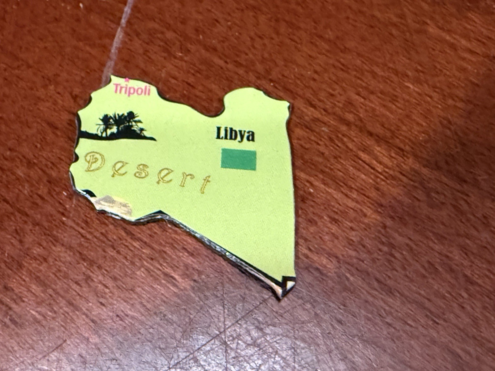 Ata-Boy Magnetic World Map Play-n-Learn Libya