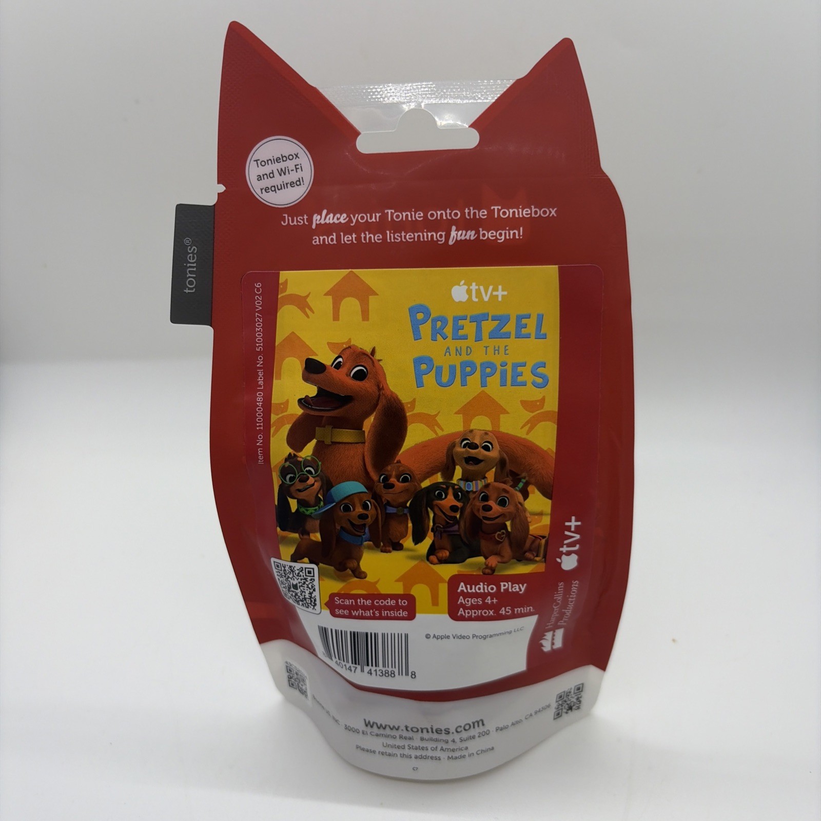 Tonies Pretzel and the Puppies Tonies Audio Character/ Brand New Sealed