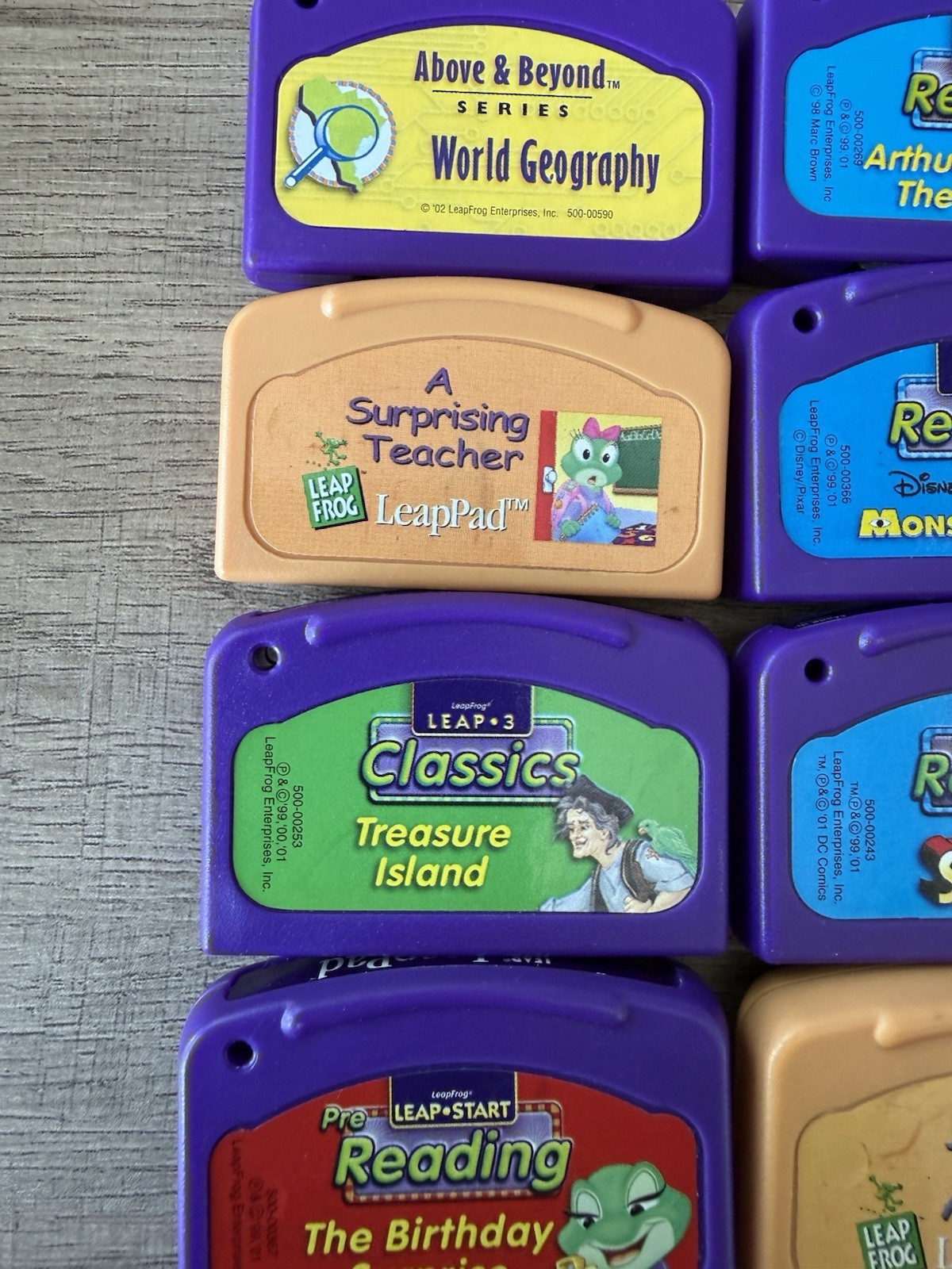 LeapFrog LeapPad Lot of 16 Learning Cartridges/Phonics Age 4-7