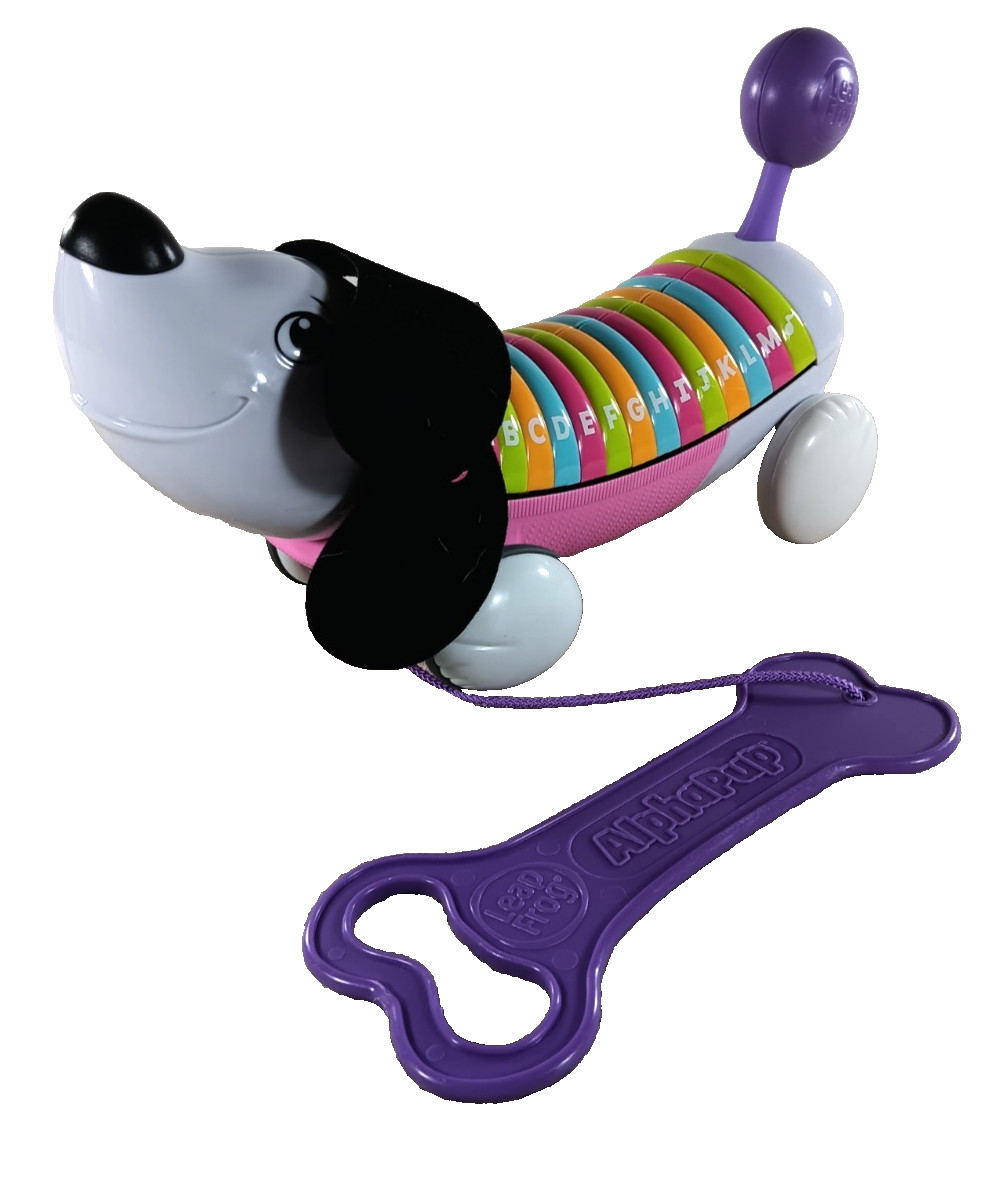 Leapfrog Leap Frog Alpha Pup Alphabet Learning Kids Toy Dog Pull Along Education