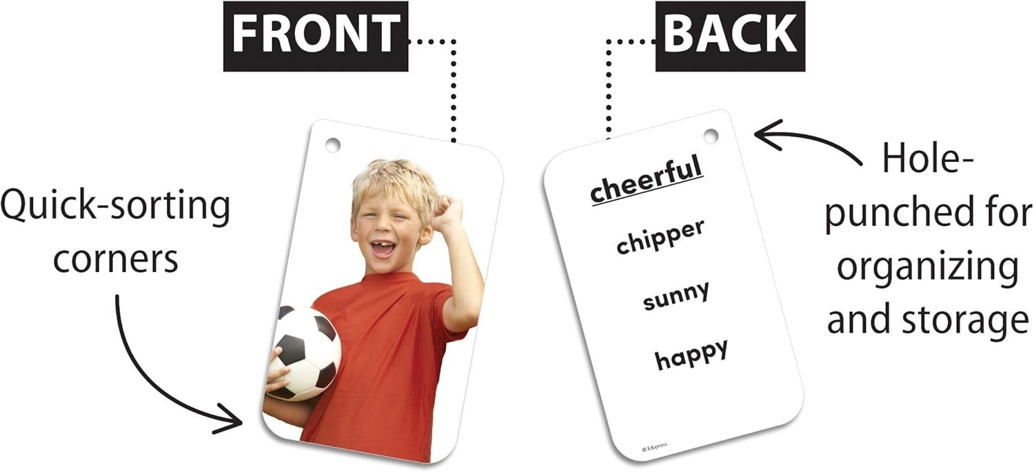 Engaging 56 Emotions Flash Cards for Adult Learning – Storage-Friendly Design