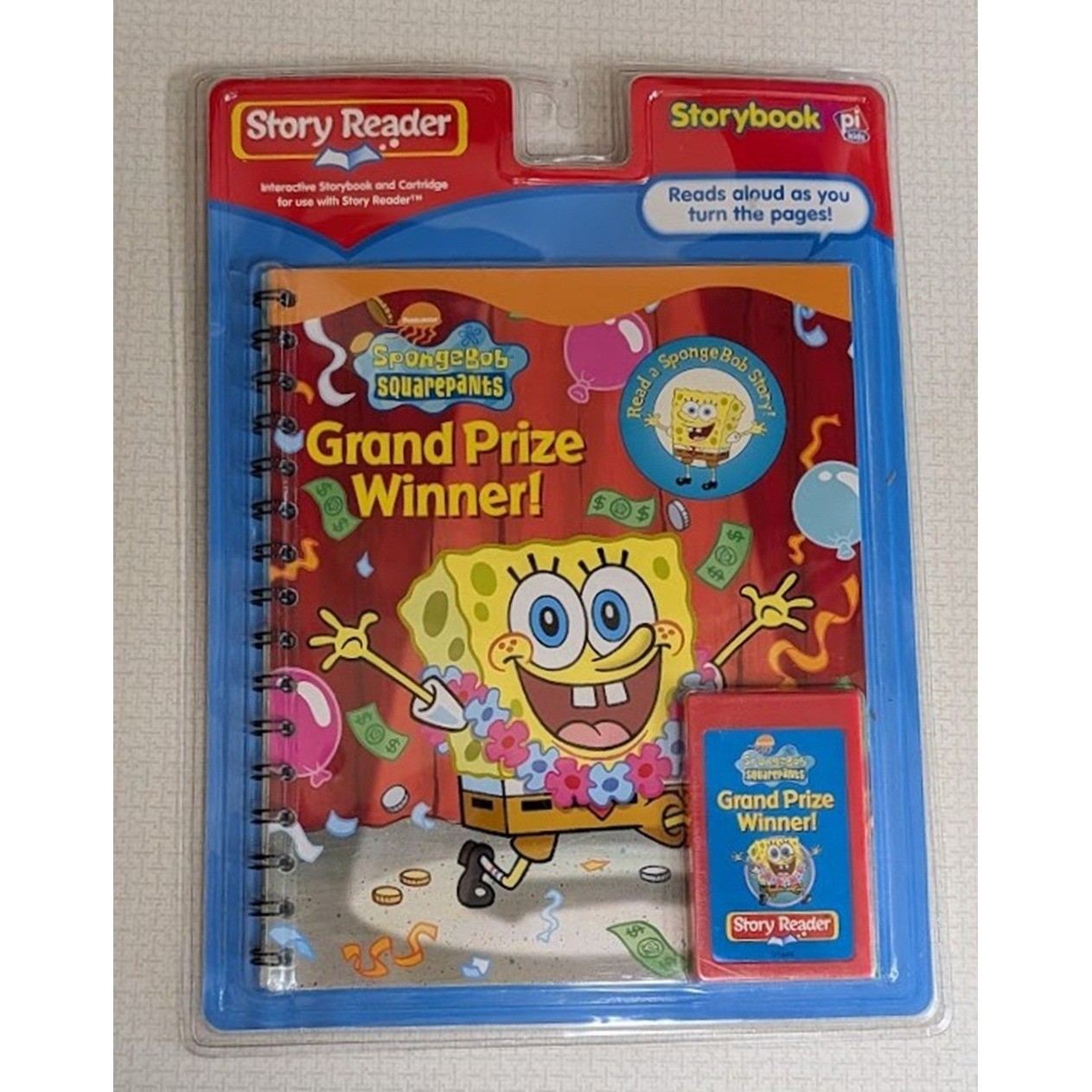 Story Reader Storybook SpongeBob Squarepants Grand Prize Winner 2004 PI Kids NIP