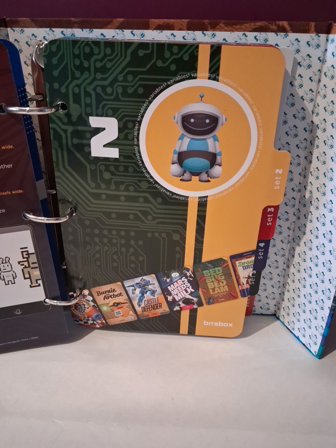 Bitsbox Apper Keeper Binder Volume 1 Sets 1-6 Coding for Kids Homeschool