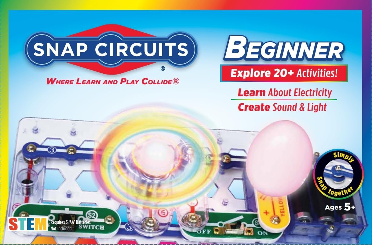 Beginner, Electronics Exploration Kit, Stem Kit for Ages 5-9 SCB-20