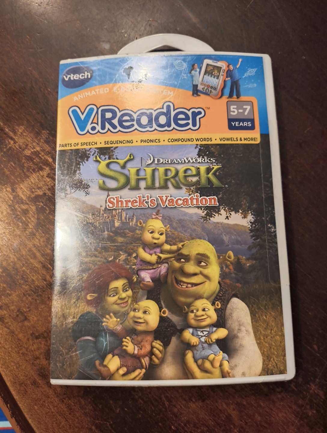 VTech Shrek’s Vacation E-Reading Game Dreamworks Shrek Edition, Ages 5-7