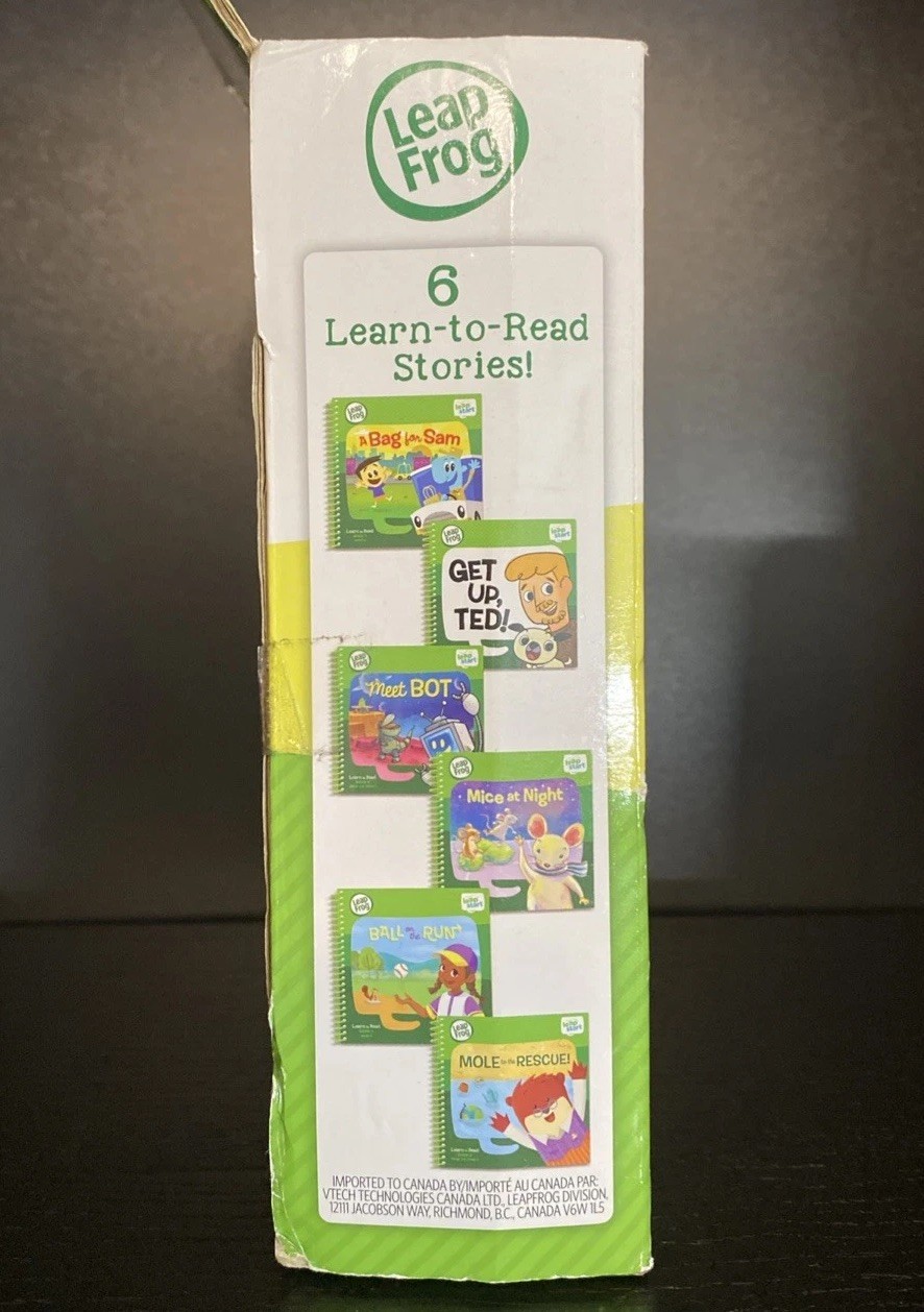 Leapfrog LeapStart Learn to Read Vol 1 Green Books 1-6 Early Reading Ages 4-7