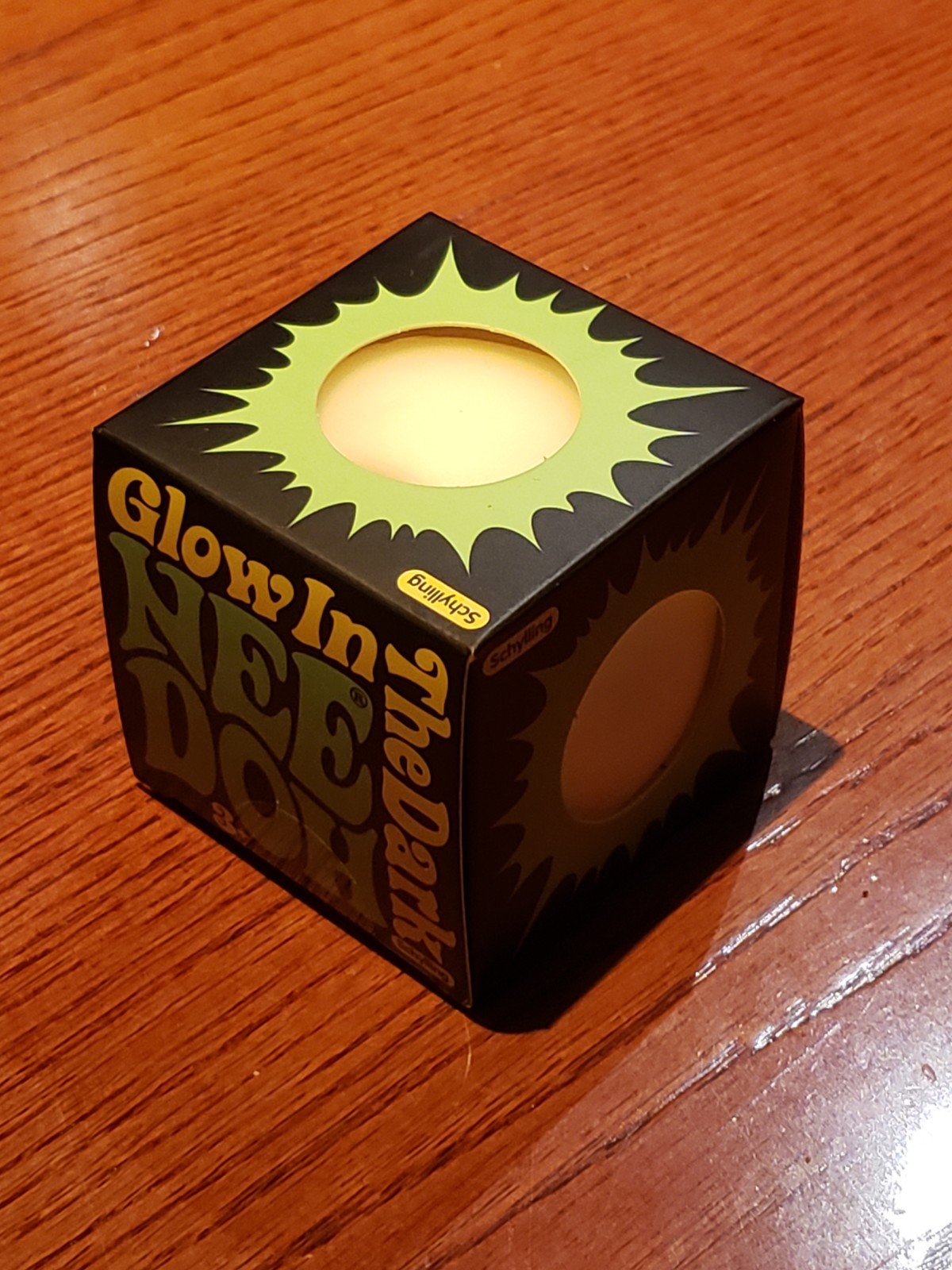 RARE 2017 Needoh Glow in The Dark Glob Original White- Brand New- AUTHENTIC!