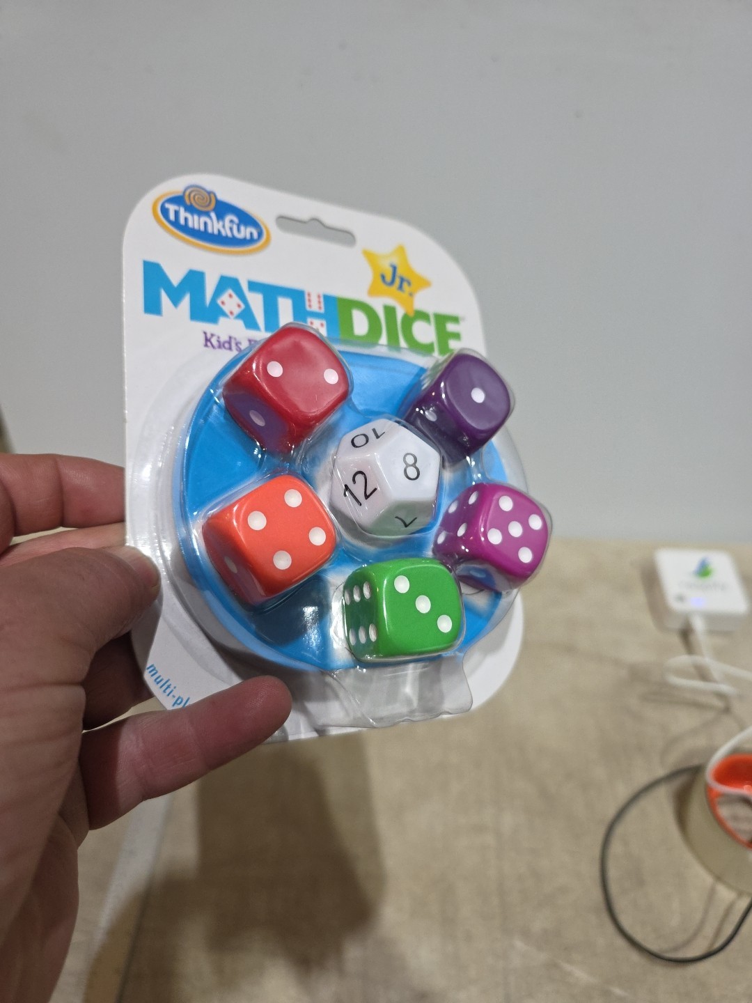 Thinkfun Jr. Math Dice Game Kids First Mental Math Game Ages 6+ Educational Game