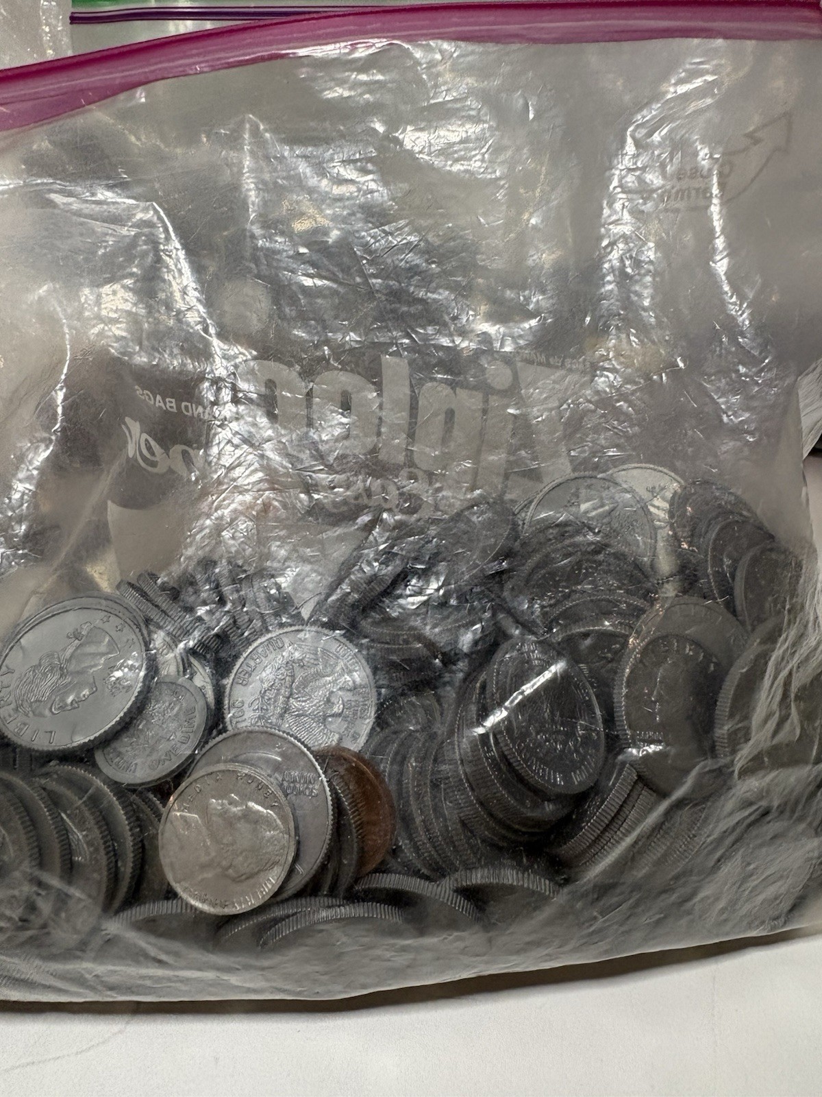 1# 11 Ounces Plastic Play Money Coins Penny Dime Nickel Quarter Half Dollar