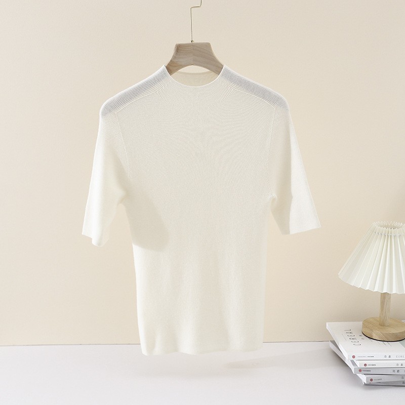 Merino all wool ultra fine wool sweater for women, seamless one-piece ready to